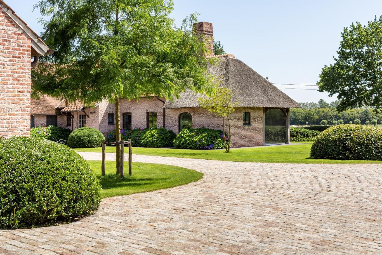 Hoeve Den Akker - Luxueuze Vakantiewoningen Met Privetuinen En Alpaca'S Nabij Brugge, Damme, Knokke, Sluis En Cadzand Dış mekan fotoğraf